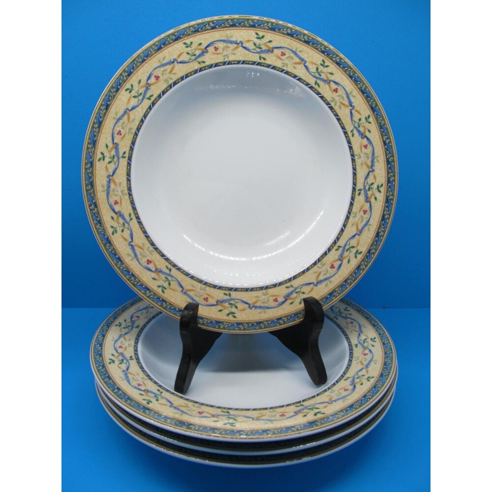 Mikasa Maxima Super Strong Strasbourg 9 1/4" Soup Bowls Bundle of 4